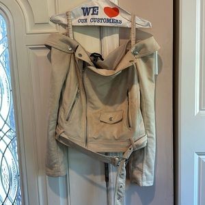 Off the shoulder coat